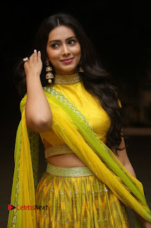 Actress Pallavi Subhash Stills in Yellow Dress at Naruda Donaruda Audio Launch  0124content is